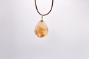 Pendentif Agathe fleur en forme de goutte